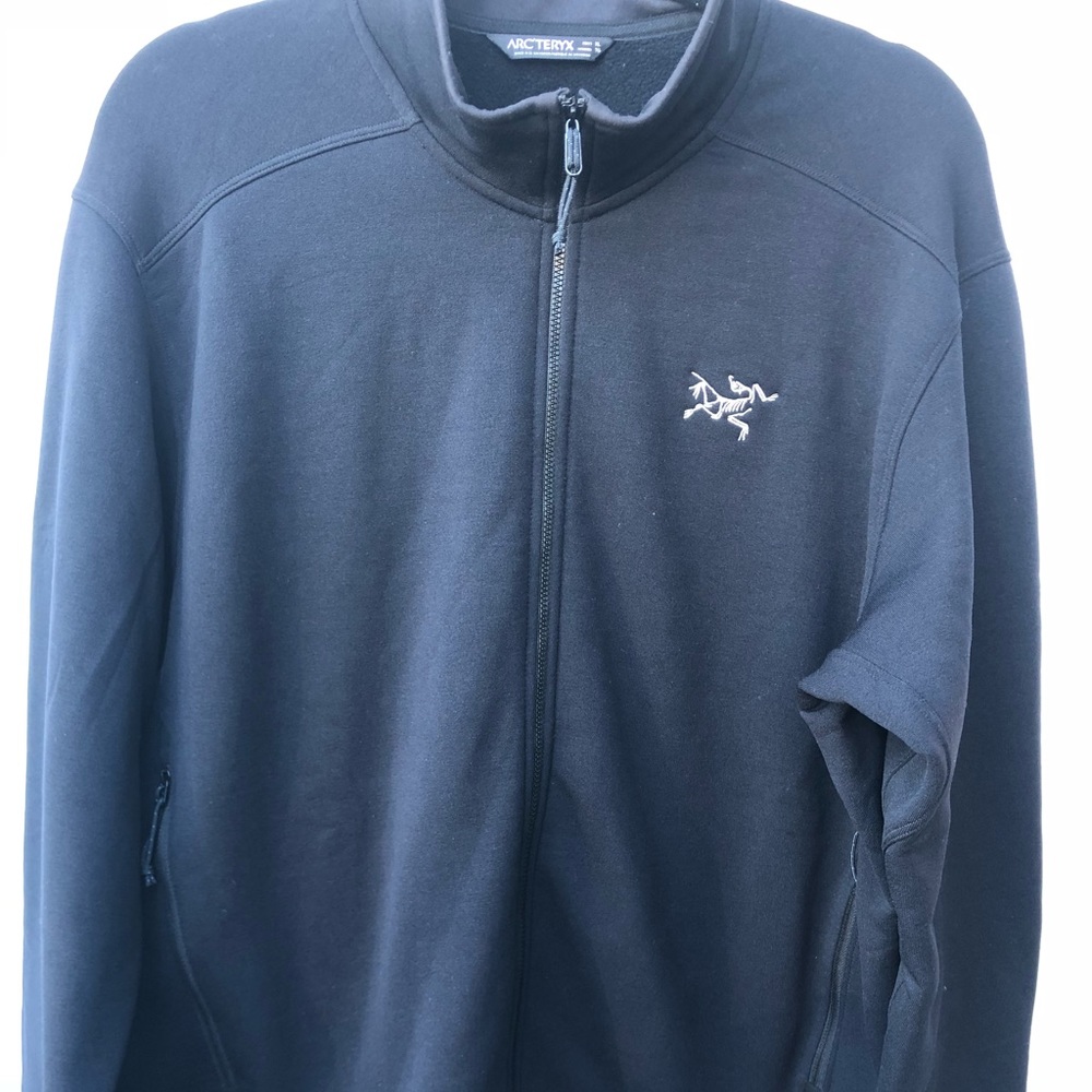 BNWOT Arc’teryx Kyanite men’s XL Black zip up